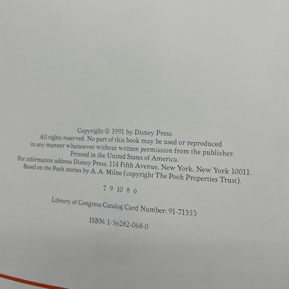 Winne the Pooh books hard cover Disney - Picture 3 of 8